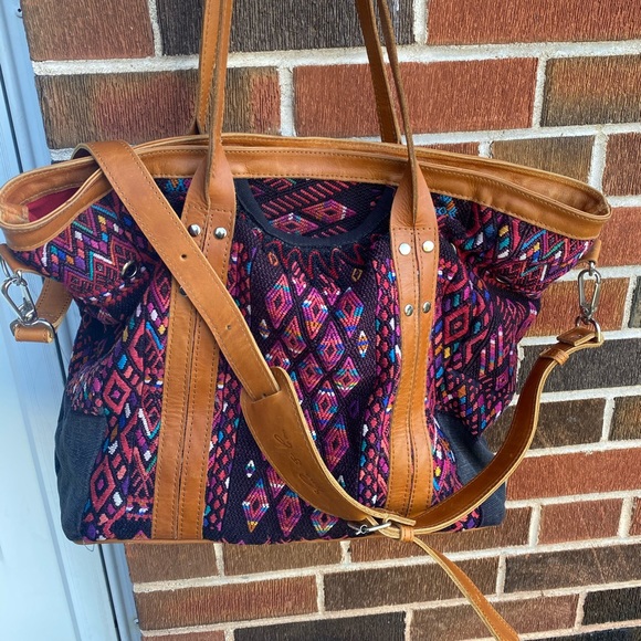 Nena & Co. Lucia Tote OOAK - One of a Kind Artisan Carry All - Picture 1 of 16